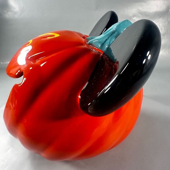 Disney Parks Mickey Mouse Candy Pumpkin Bowl Ceramic Halloween Jack Lantern 2023 - Picture 5 of 16